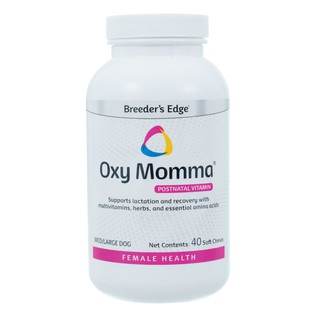 Breeders Edge Oxy Momma Premium Post Natal Supplement For Dogs 40 Soft Chews