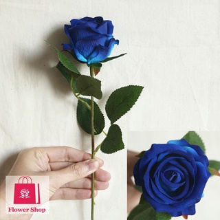 【COD】 Rose blue Color High-Grade Artificial flower Fake Flower For home party (1)