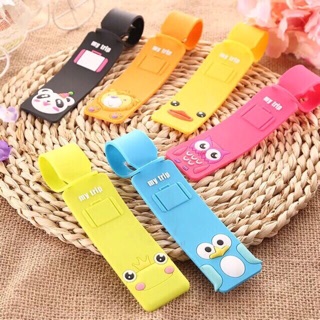 Cute character Silicone Luggage Tag Name Address (3)