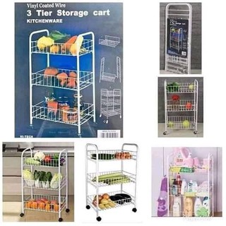 3 Tier Multi Purpose Removable Kitchen Cart Stoage Rack