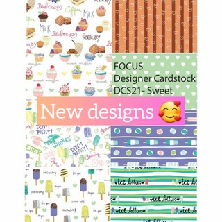 FOCUS Cardstock with Designs NEW
