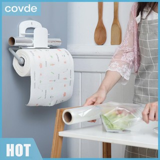 covde◡̈ Kitchen Tissue Holder Roll Paper Hanger Rack Bathroom Toilet Storage Accessories (2)