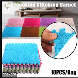 Baby Puzzle mat Child Carpet Home Assembled Home Shaggy Soft Splice Carpet (30*30CM) (8)