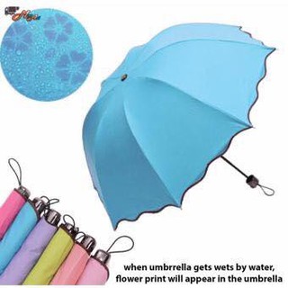 Color Magic Blossom Flowers Umbrella with UV protection