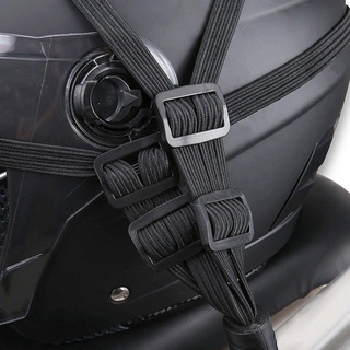 【Ready Stock】✜Black Motorcycle Flexible Helmet Luggage Elastic Rope Strap