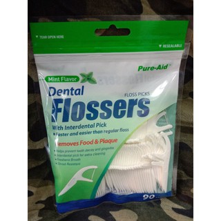 Dental Flossers mint flavor
