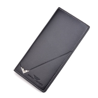 ❤️KingsDIY❤️ Men's Wallet Long Type Thin Vertical Youth Soft Wallet Multiple Card Slots Large Capacity Fashion New Wallet