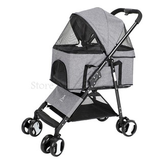 Pet Teddy Puppy Dog Going Out Trolley Small Cat Foldable Stroller Light Dog Walking Supplies C31o
