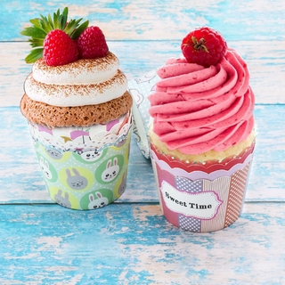 【FOREVER】50pcs Disposable Cake Baking Cup Cupcake Muffin Wedding Birthday Party (4)