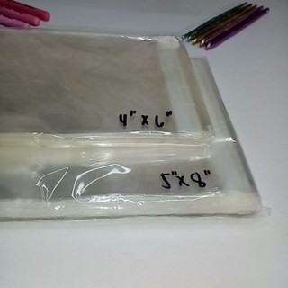 100pcs OPP Clear Plastic with Adhesive/Sealer For Packaging