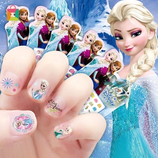 My Little Pony Unicorn Nail Sticker Children Baby Kids Makeup Toy Princess Elsa Sofia Snow White OUYOU