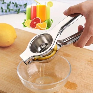 Stainless steel lemon clip juicer