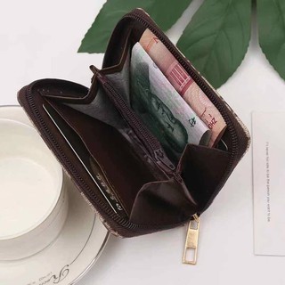 wallet korean fashion short wallet printed coin purse pouches zipper wallet for women saleCOD (3)