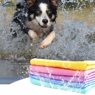 towel bath towel baby towel☞▩▬BL Pet Bath Shower Cleaning Towel Ultra-absorbent Drying Dog Cat Towel