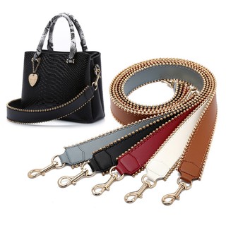 Cowhide Leather Bag Straps Rivets Wide Shoulder Straps for Handbag Fashion Bag Accessories (1)