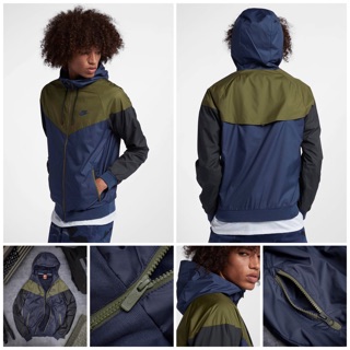 Nike Windbreaker Jacket Blue/Army Unisex