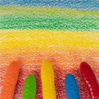 Art Supplies☃Colorful Peanut Crayons Washable Drawing Set Kids Wax Pencils Oil Pastels Children's Pa