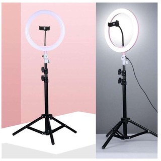 Selfie Ring light LED Light Photo Studio Photography Dimmable 10inch / 26cm Lamp with 2.1M Stand