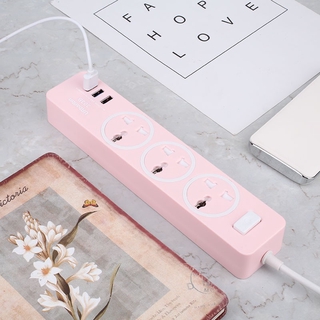 3 USB Ports Charger Socket 2500W Socket Portable Extension With 3 USB Socket 2500W Home Portable