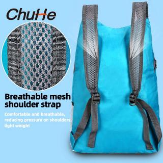 CHUHE 20L outdoor sports super light skin pack ，foldable Waterproof Nylon Backpack，mountaineering leisure travel backpack bag，a variety of colors (5)