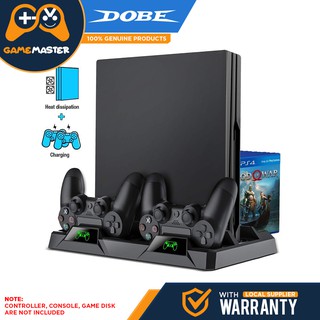 Game Master PS4 / SLIM / PRO Multi-Function Vertical Stand with cooling fan with LED indicator