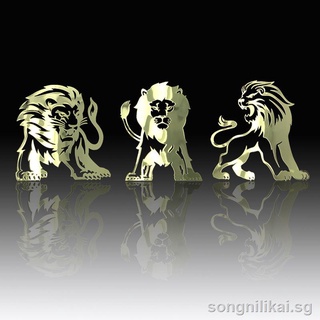 ✁Twelve constellation Leo mobile phone stickers personalized metal stickers lion mobile phone shell