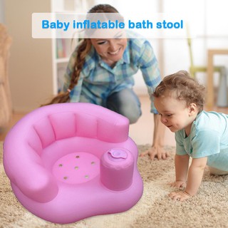 Baby Inflatable Sofa Learning Chair Portable Baby Seat Inflatable Bath Chair PVC Sofa Stool