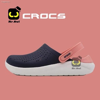 ♧2021 new crocs hole shoes LiteRide women and men casual flat Flip-flop beach women's Slippers Coupl