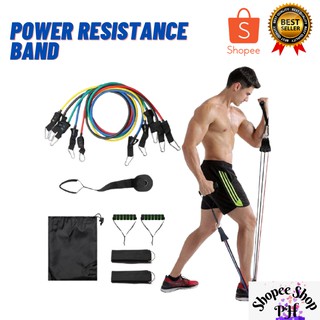 Power Resistance Bands Body Fitness Rope Equipment Pull Rope Latex Fitness Resistance Home Exercises