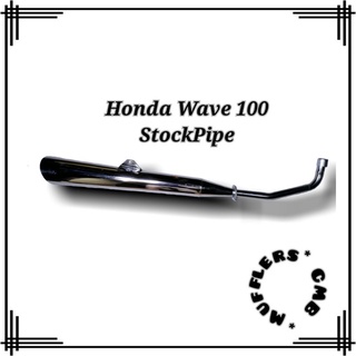 Honda Wave 100 - StockPipe - Stainless - Muffler