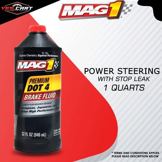 MAG 1 DOT-4 Premium Brake Fluid 1quart 946ml 32oz