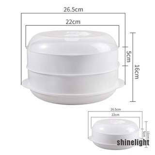 [shinelight] Microwave Oven Special Steamer Eco-friendly Steamed Buns Steaming With Lid