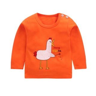 Baby T Shirt Toddler Children Cartoon Boys Goose Print Shirt Tops Outfits Clothes Fashion Casual Top