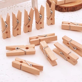 Party Supplies✌Wooden Clips colored and Plain