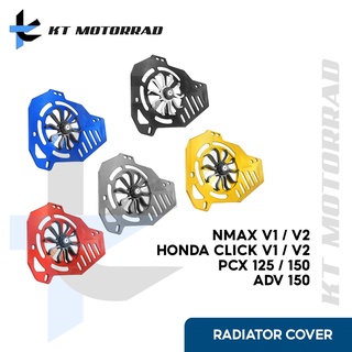 KT Radiator Cover with Gold Spinner for NMAX V1/V2 CLICK V1/V2 PCX ADV