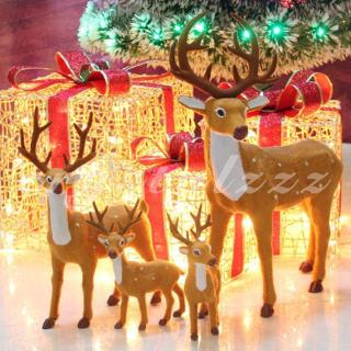 Christmas Deer Reindeer Elk Xmas Decor For Home Hotel Shop Office