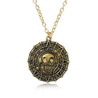 Men Lady Female Girl Women Girlfriend Metal Gold Color Pirates of The Caribbean Aztec Gold Coins