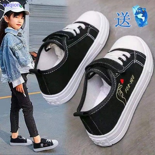 Children s shoes 2021 new children s canvas shoes casual all-match breathable sneakers