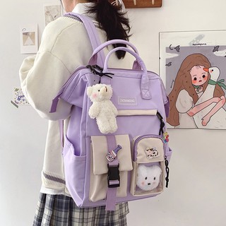 SEETIC 2021 Fashion School Bags For Teenage Girls Waterproof School Backpack For Girls Kawaii