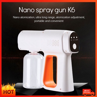 New K6X Air Disinfectant Spray Gun 800ML Wireless Nano Atomization Sprayer Car Disinfectant Spray Gun