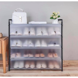 Shoe storage box☼◘[Divi-Kart] 5 Layers Shoe Rack Clear with Cover 78-Width/62-Width (6)