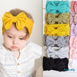 ✿ℛNewborn Toddler Baby Girls Bow Headband Rabbit Big Bow Knot Turban