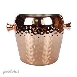 Copper Champagne Ice Bucket Stainless Steel Beer Wine Drink Cooler Party