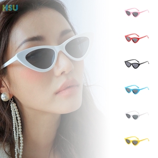 【HSU】Cat Eye Sun Glasses Fashionable Small Frame Sun Glasses Triangle Frame