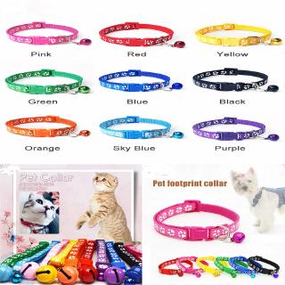 Pet collar dog/cat collars Adjustable Pet Cat Accessories for Small Dog Pet Collar with Bell
