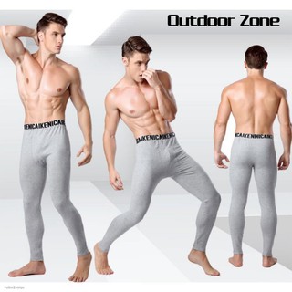 ℡۩✲Outdoor Zone Winter Pants Men Thermal Warm Long Johns Leggings Underwear Baselayer Bottoms