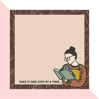 One Step at a Time Notepad | Notepads and Memopads | by Calm Sea