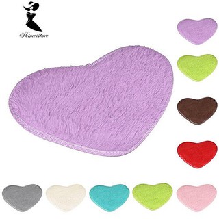 【COD】shimei Fashion Love Heart Shape Non-slip Bath Mat Kitchen Living Room Bathroom Rug