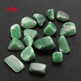 t/ natural green jade gemstone rolling stone mineral samples (1)
