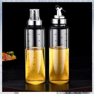 【Available】Cooking Seasoning Bottle Oil Vinegar Dispenser Soy Sauce Olive Glass Oil Bottle Oil Cont